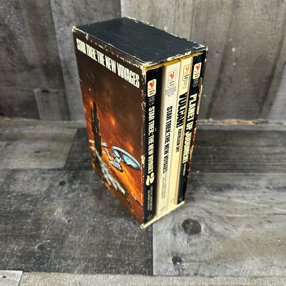 Box 4 Book Set Star Trek Vintage Paperbacks Vulcan The New Voyages 2